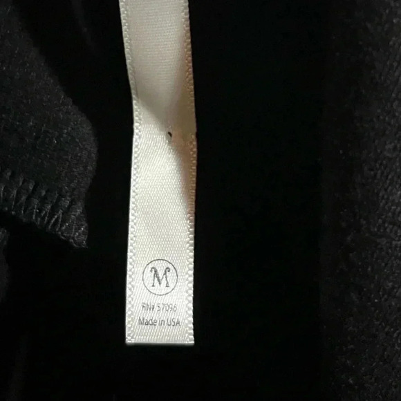 Harmony 3/4 sleeve black open front cardigan/blazer medium - Picture 6 of 9